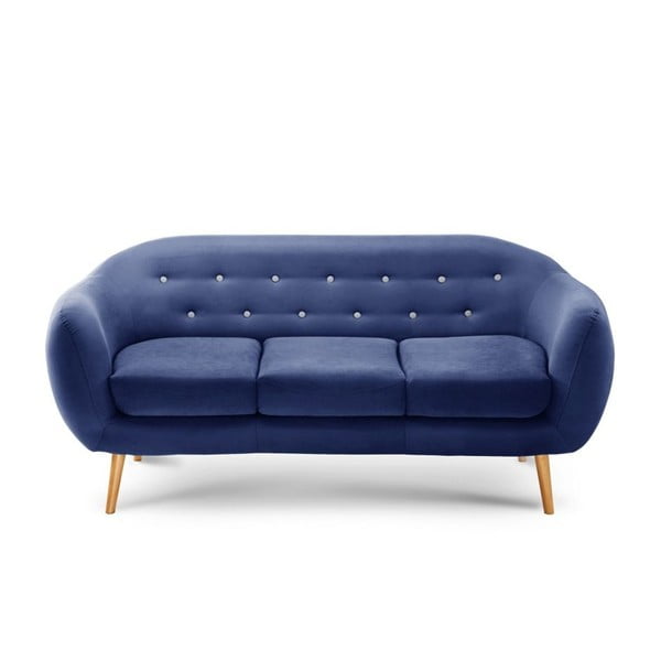 Niebieska sofa 3-osobowa Scandi by Stella Cadente Maison Constellation