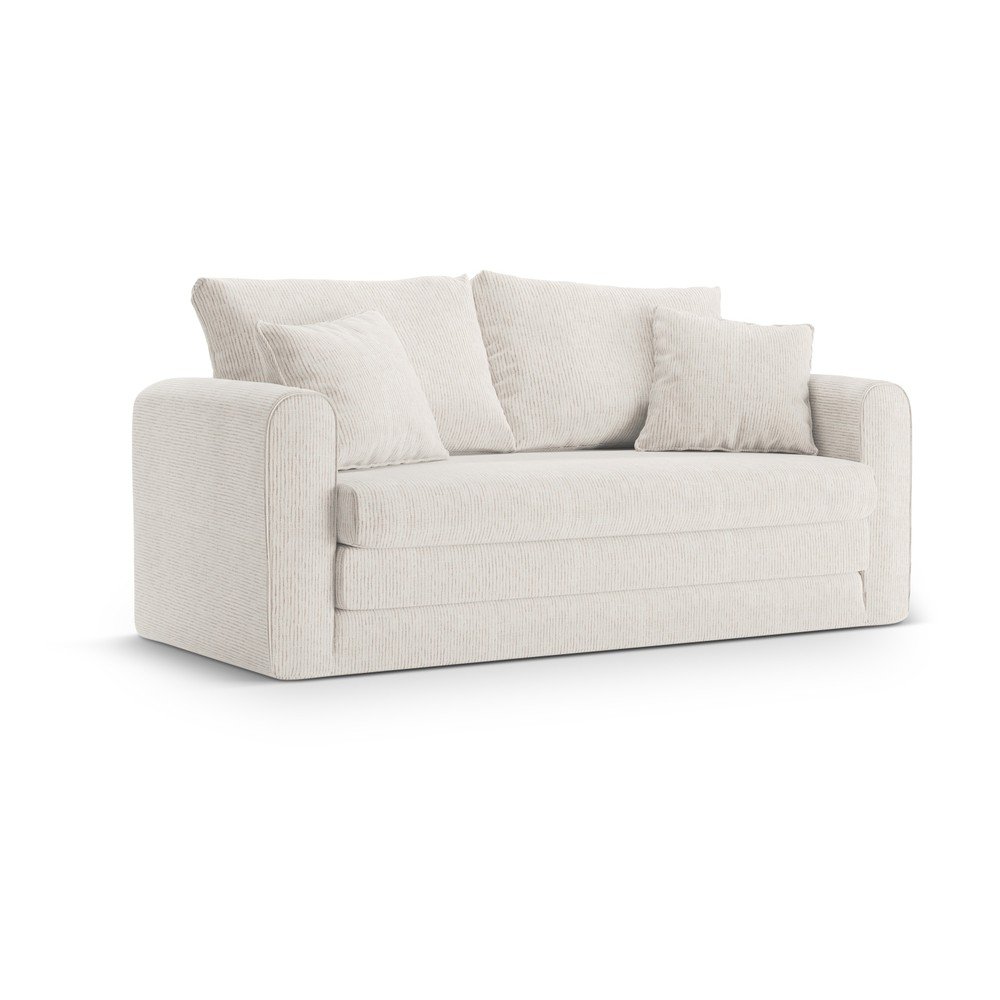 Biała rozkładana sofa 158 cm Lido – Micadoni