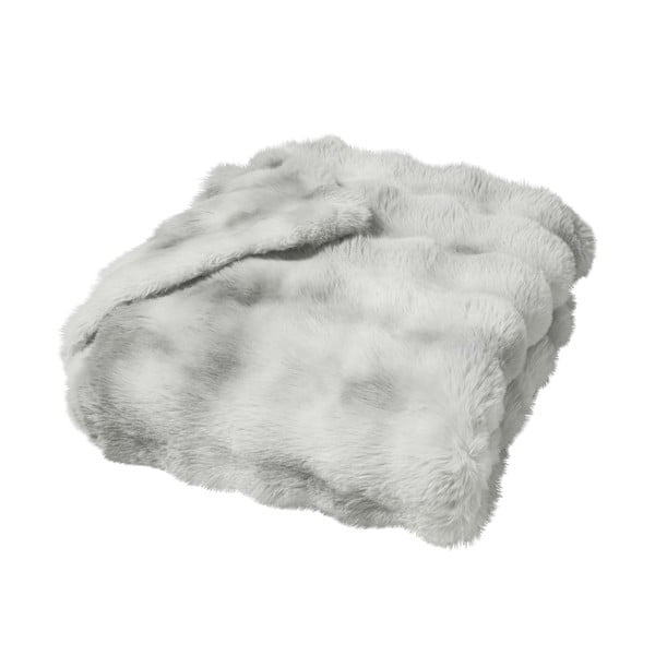 Szary koc z mikropluszu 180x220 cm Mounty – douceur d'intérieur