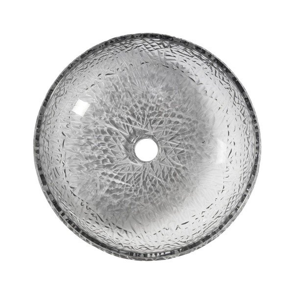 Czarna szklana okrągła umywalka ø 42 cm Gaviota – Sapho-image-2