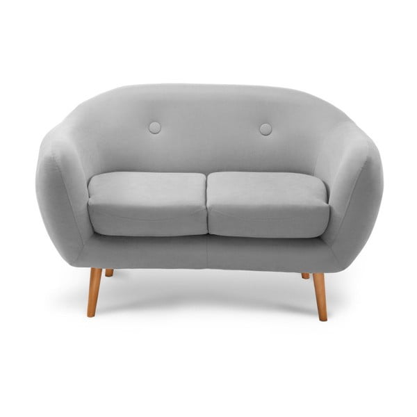 Szara sofa 2-osobowa Scandi by Stella Cadente Maison