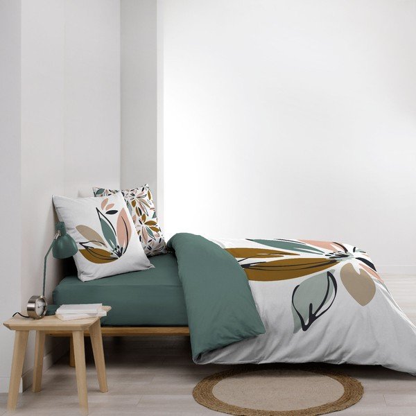 Biała bawełniana pościel dwuosobowa 240x220 cm Octavia – douceur d'intérieur-image-1