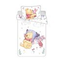Bawełniana pościel dziecięca do łóżeczka 100x135 cm Winnie the Pooh "Pooh Hugs" – Jerry Fabrics