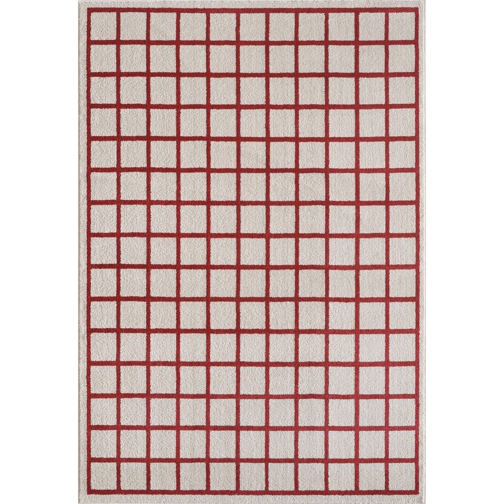 Czerwony/beżowy dywan 120x170 cm Picnic – ESTE