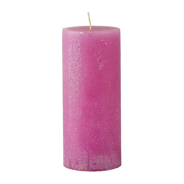 Różowa świeczka KJ Collection Konic, ⌀ 6x14 cm