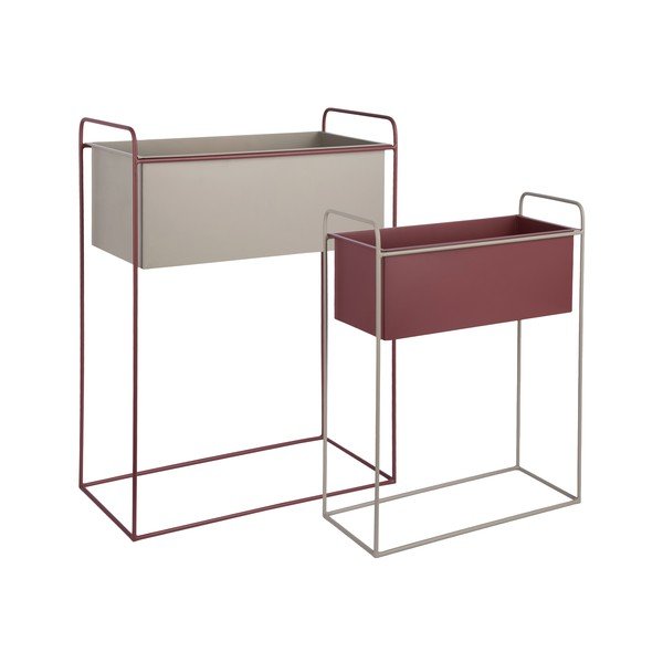 Metalowe kwietniki 2 szt. (wysokość 65 cm) Reina – PT LIVING