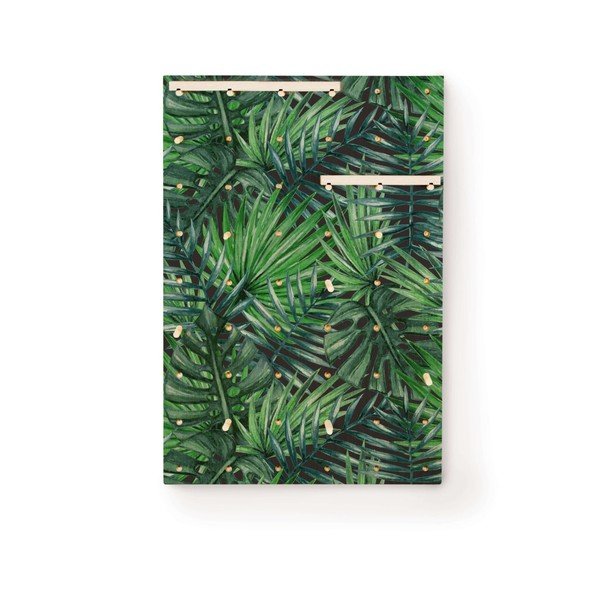 Tablica z półkami z drewna sosnowego Surdic Pegboard Tropical Leafes-image-1