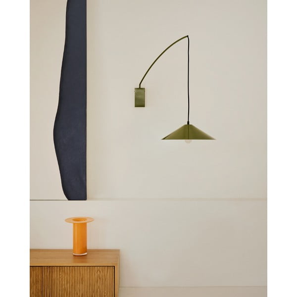 Zielony kinkiet ø 35 cm Kally – Kave Home-image-1