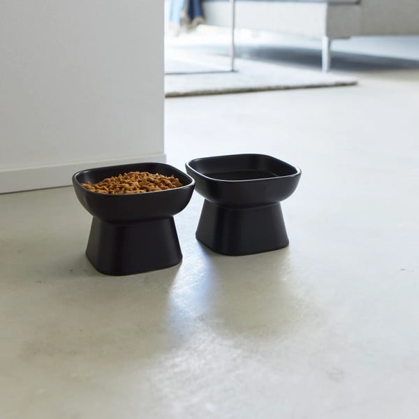 Ceramiczna miska dla czworonoga Tower – YAMAZAKI-image-4