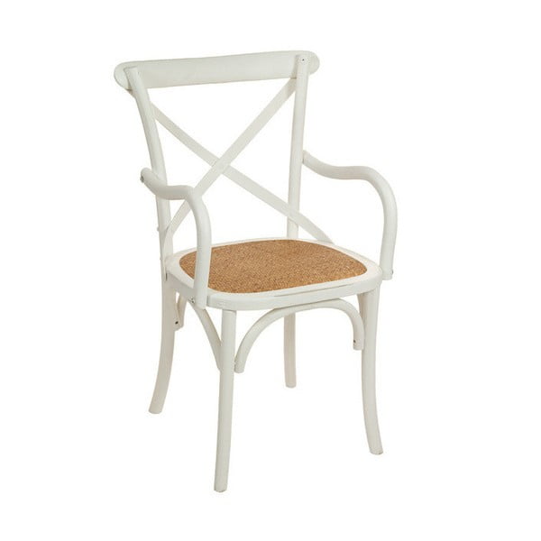 Białe krzesło drewniane Santiago Pons Manolo