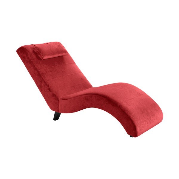 Czerwony szezlong Max Winzer Norris Velvet-image-3
