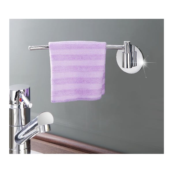 Uchwyt na ścierkę kuchenną ze stali nierdzewnej Wenko Turbo-Loc, do 40 kg-image-1