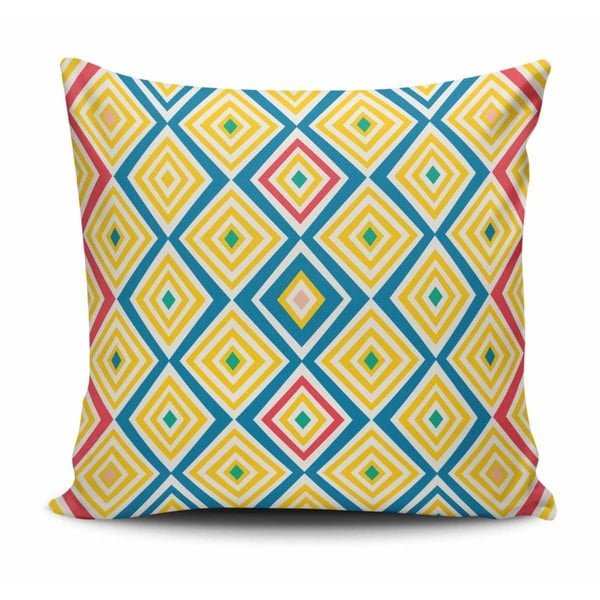 Poduszka z domieszką bawełny Cushion Love Geometrico, 45x45 cm