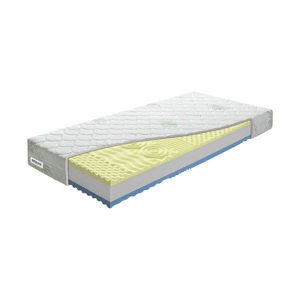 Twardy/średnio twardy dwustronny materac piankowy 90x200 cm BonLife VISCO – BENAB-image-2