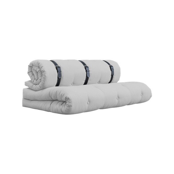 Sofa rozkładana z wyszywanym paskiem Karup Buckle Up Light Grey-image-4