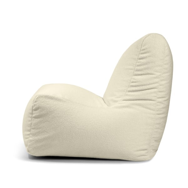 Jasnoszary worek do siedzenia z materiału bouclé Seat Lounge – SLOWDOWN-image-3