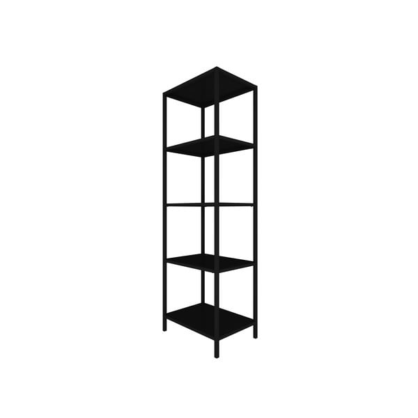 Czarny metalowy regał Canett Lite, wys. 175 cm-image-3