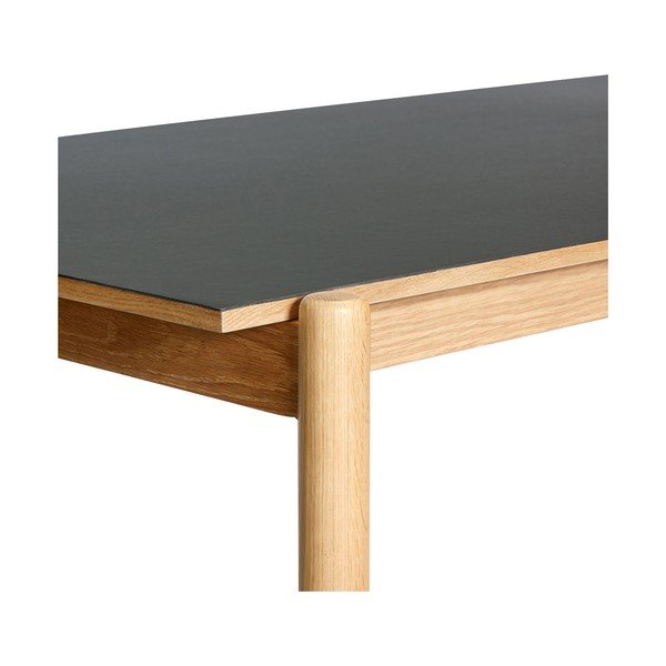 Stół z litego drewna dębowego 107x190 cm Oblique – Hübsch-image-4