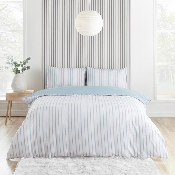 Biała/niebieska pościel dwuosobowa 200x200 cm Meadowsweet Floral – Catherine Lansfield-image-2