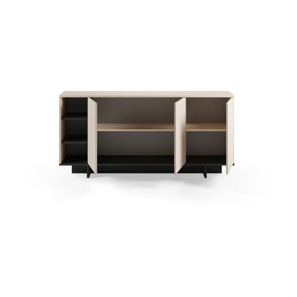 Czarna szafka 170x80x40 cm Cequoia – Marckeric-image-2