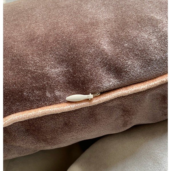 Fioletowa aksamitna poszewka na poduszkę Joynodes Paul, 43x43 cm-image-2