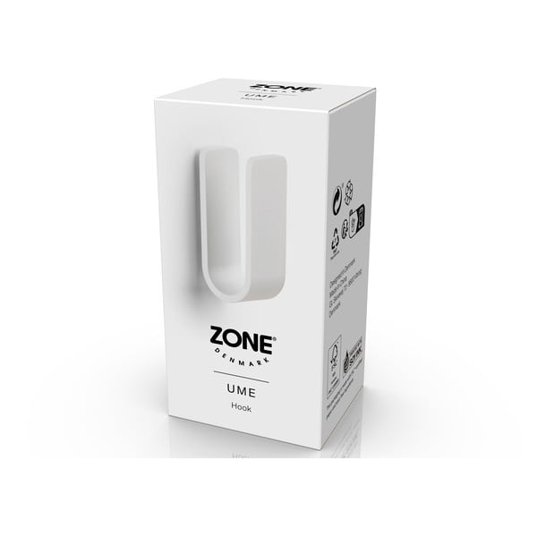 Biały metalowy haczyk ścienny Ume – Zone-image-3