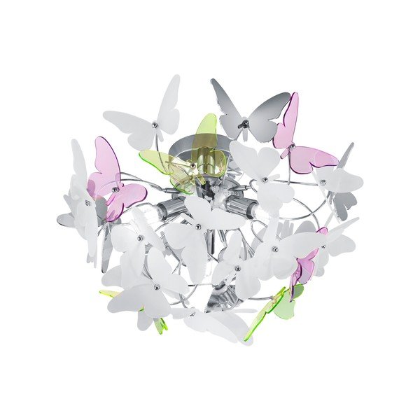 Lampa dziecięca z plastikowym kloszem ø 45 cm Butterfly – Reality