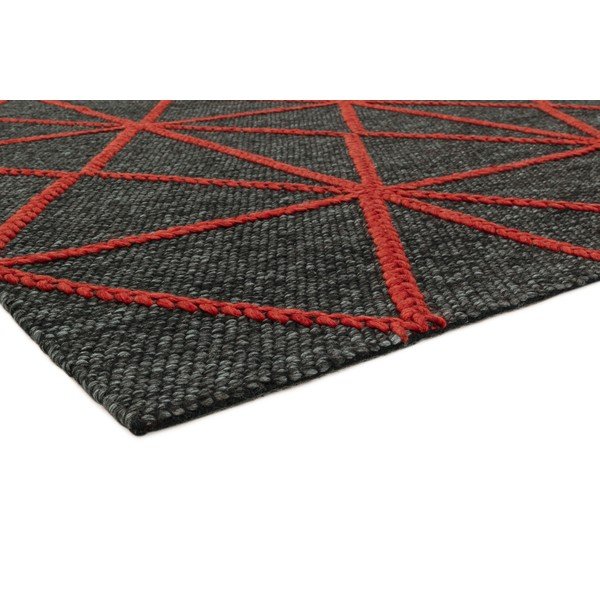 Czarno-czerwony dywan Asiatic Carpets Prism, 160x230 cm-image-3