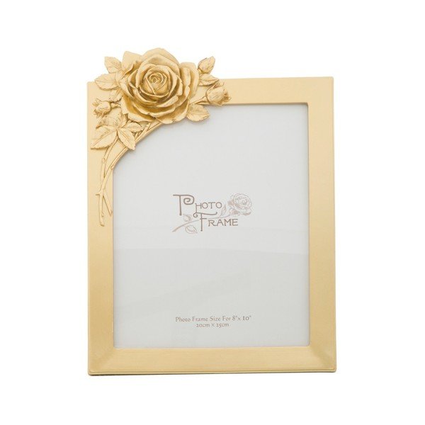 Żółta ramka na zdjęcia z żywicy Mauro Ferretti Glam Rose, 24,5x32,8 cm-image-4