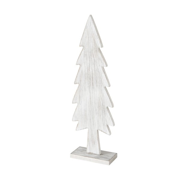 Biała dekoracja świąteczna w kształcie choinki Boltze Tiago