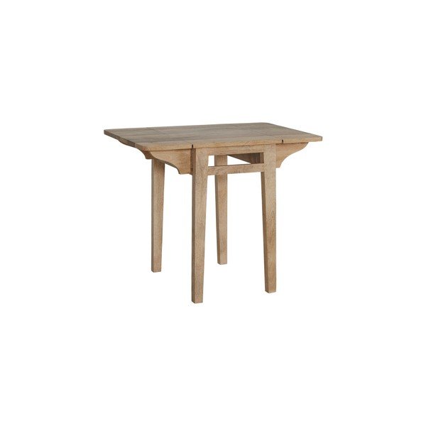 Rozkładany stół z dodatkowym blatem z litego drewna mango 43,5x60 cm Derri – Ellos Home