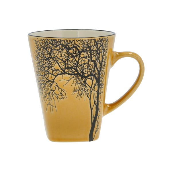 Żółty kamionkowy kubek 350 ml Hela – Villa Collection