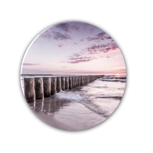 Dekoracja ścienna Styler Glasspik Ringart Sunset, ø 70 cm-image-2