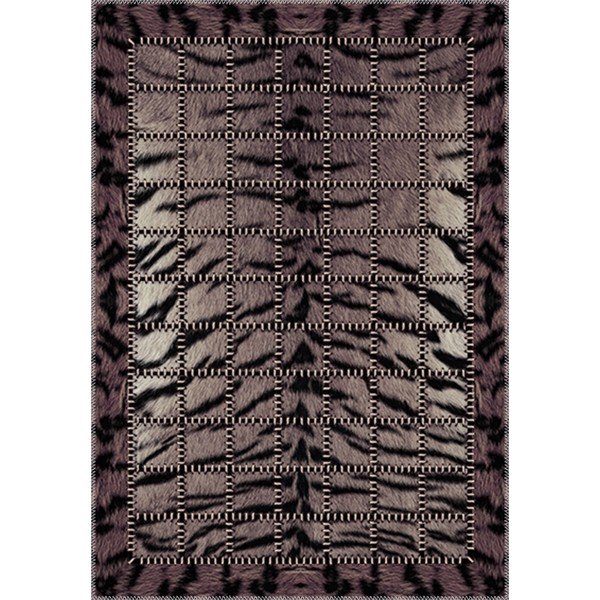 Ciemnobrązowy dywan Vitaus Animal, 80x120 cm