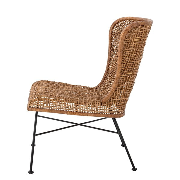 Fotel z plecionką w naturalnym kolorze Somme – Bloomingville-image-3