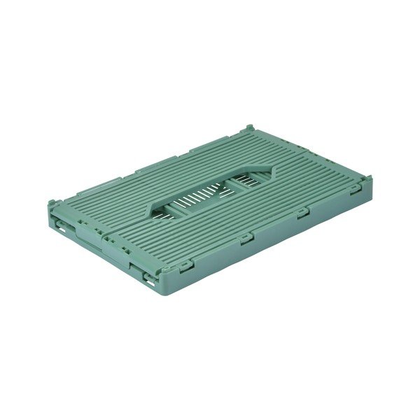 Jasnozielony plastikowy pojemnik 30x20x11.5 cm – Homéa-image-3
