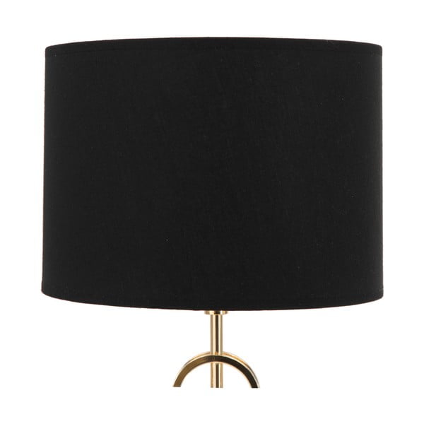 Lampa stołowa w kolorze czarno-złotym Mauro Ferretti Glam Rings, wysokość 54,5 cm-image-4