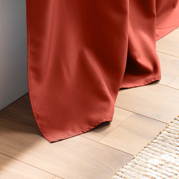 Ceglasta zasłona 140x260 cm Essentiel – douceur d'intérieur-image-3