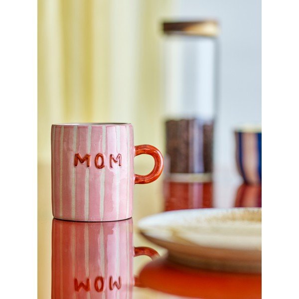 Różowy kubek ceramiczny 325 ml Cherish – Bloomingville-image-1