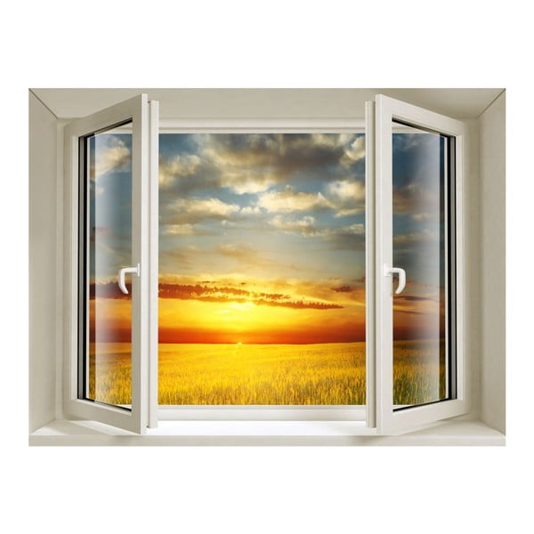 Naklejka 3D Fenêtre Sunset-image-1