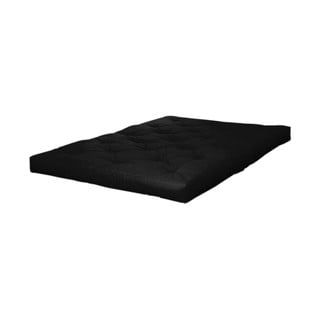 Czarny materac futonowy Karup Sandwich, 80x200 cm