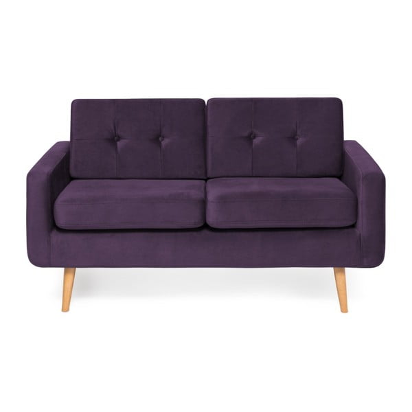 Fioletowa sofa 2-osobowa Vivonita Ina Trend