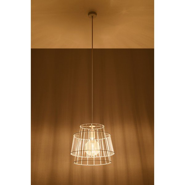 Biała lampa wisząca Sollux Darla-image-3