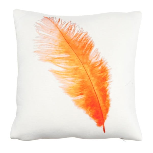 Poduszka Feather Orange, 30x30 cm