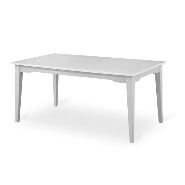 Biały stół z litego drewna bukowego Dřevotvar Ella