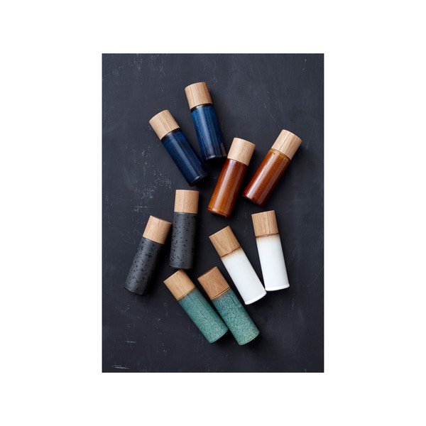 Ciemnoniebieski zestaw ceramicznych młynków do pieprzu i soli 2 szt. Gastro Blue – Bitz-image-2