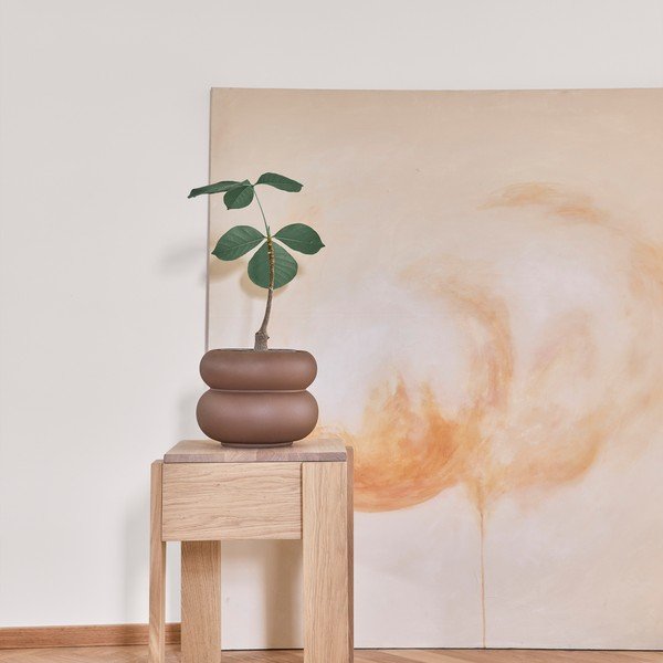 Kamionkowa osłonka na doniczkę ø 23 cm Kupla – OYOY Living Design-image-1