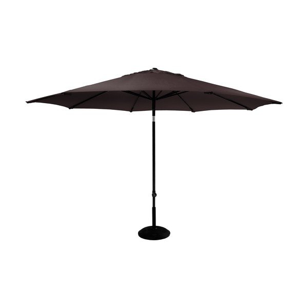 Brązowy parasol ogrodowy Hartman Solar, ø 300 cm