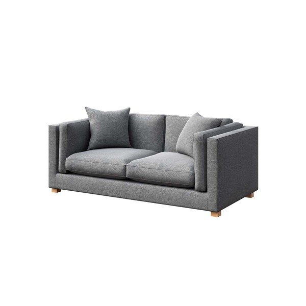 Szara sofa 195 cm Pomo – Ame Yens-image-2