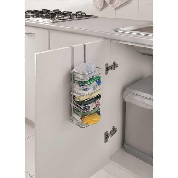 Podwieszany koszyk na torebki foliowe Metaltex Galileo-image-1